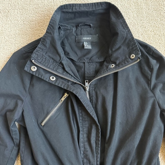 Forever 21 Black Utility Jacket - Picture 3 of 6